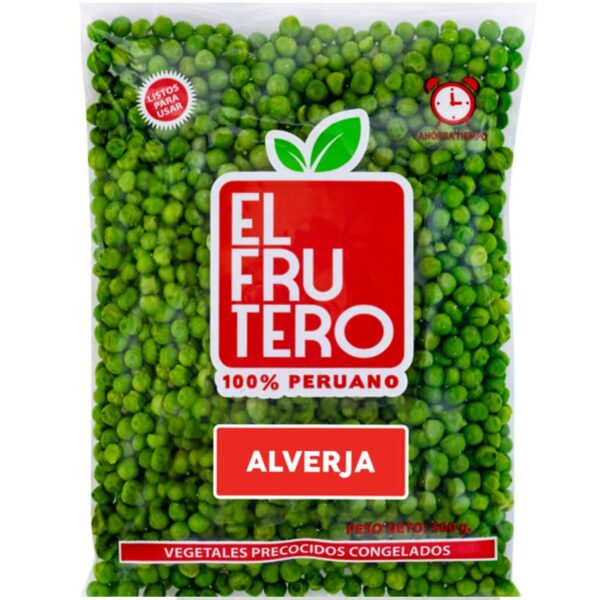 ALVERJA PRECOCIDA CONGELADA X500G