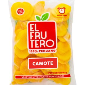 CAMOTE EN RODAJAS PRECOCIDO CONGELADO X500 G