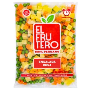 ENSALADA RUSA (ALVERJA + ZANAHORIA + PAPAS) PRECOCIDA CONGELADA X500G