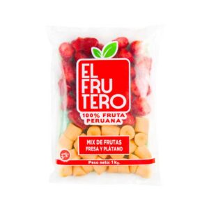 MIX FRUTAS (FRESA Y PLATANO) CONGELADA X500G