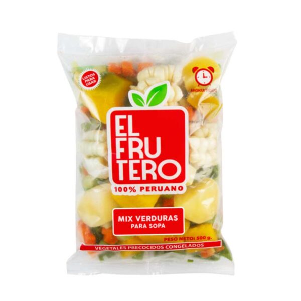 MIX VERDURAS PARA SOPA PRECOCIDA CONGELADA X500GR