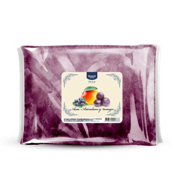 PULPA DE ASAI ARANDANO MANGO CONGELADO-X-400G