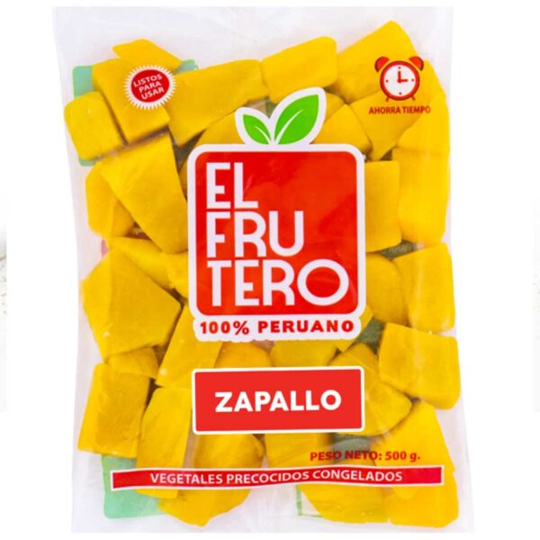 ZAPALLO EN TROZOS PRECOCIDO CONGELADA X500G