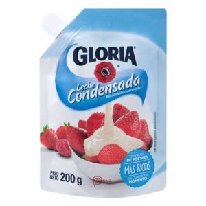 LECHE CONDENSADA GLORIA SOBRE X200g