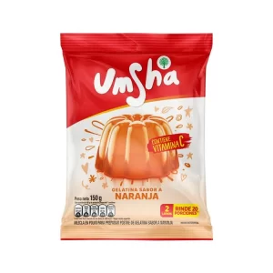 GELATINA UMSHA NARANJA X 150 GR