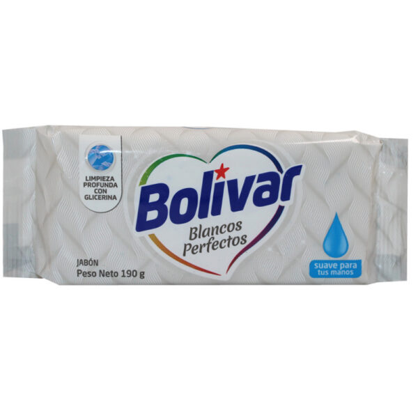 JABON BOLIVAR BLANCO X 190 GR