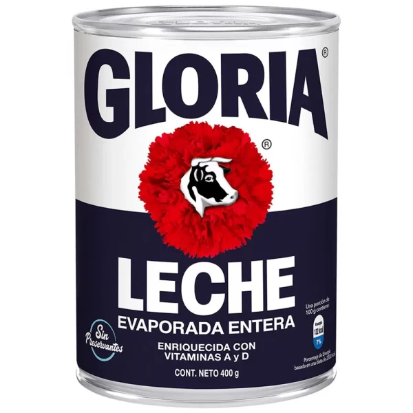 LECHE EVAPORADA GLORIA X 400 GR