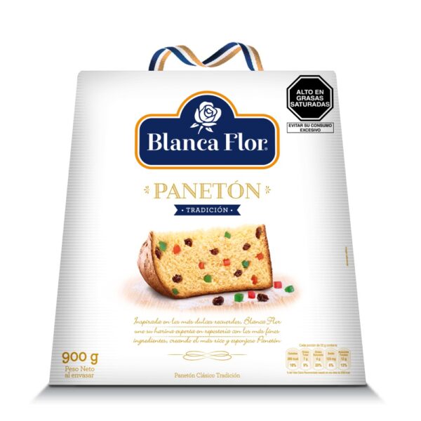 PANETON BLANCA FLOR CAJA X 900 GR