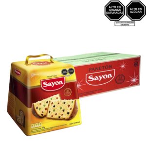 PANETON SAYON CAJA X 6 UND X 900 GR