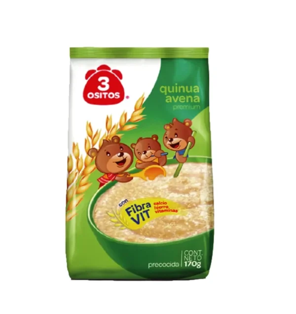 QUINUA AVENA 3 OSITOS X 170 GR