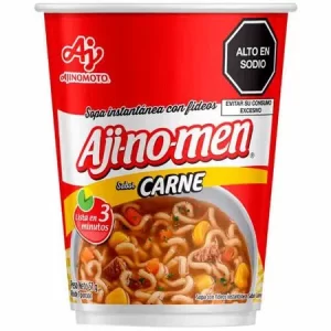 SOPA INSTANTANEA AJINOMEN CARNE EN VASO X 51 GR