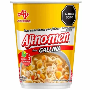 SOPA INSTANTANEA AJINOMEN GALLINA EN VASO X 51 GR