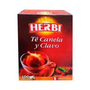 TE FILTRANTE DE CANELA Y CLAVO HERBI X 100 UND