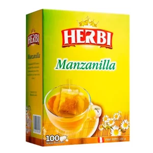 TE FILTRANTE DE MANZANILLA HERBI X 100 UND