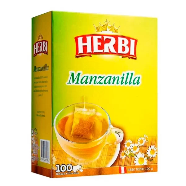 TE FILTRANTE DE MANZANILLA HERBI X 100 UND