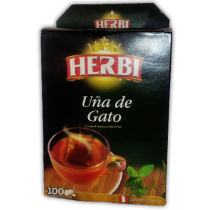 TE FILTRANTE DE UÑA DE GATO HERBI X 100 UND