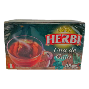 TE FILTRANTE DE UÑA DE GATO HERBI X 25 UND