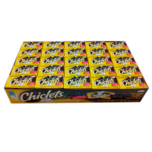 CHICLETS ADAMS MENTA X 100 UND