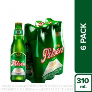 CERVEZA PILSEN CALLAO SIX PACK X 310 ml