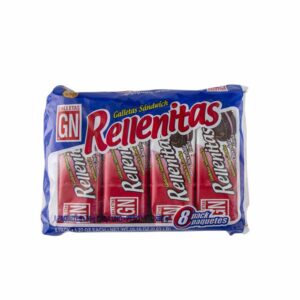 GALLETA GN RELLENITAS CHOCO & FRESA X 8 UND