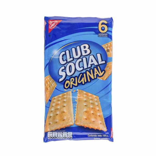 GALLETA CLUB SOCIAL X 6 UND