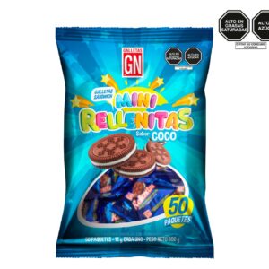 GALLETA GN MINI RELLENITAS COCO X 50 PQTS