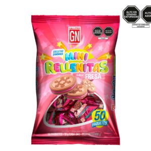 GALLETA GN MINI RELLENITAS FRESA X 50 PQTS