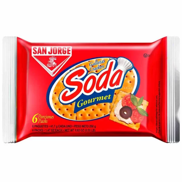GALLETA SODA GOURMET SAN JORGE X 6 UND