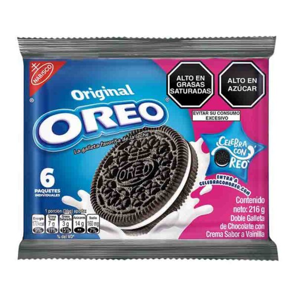 GALLETA OREO CLASICA X 6 UND