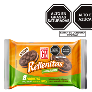 GALLETA RELLENITAS LUCUMA X 8 UND
