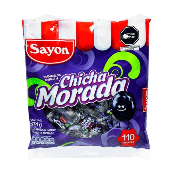 CARAMELO SAYON DE CHICHA MORADA X 110 UND