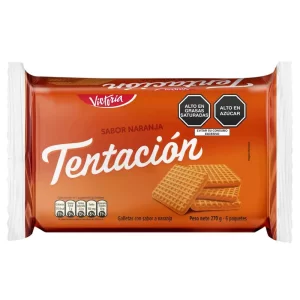 GALLETA TENTACION NARANJA X 6 UND