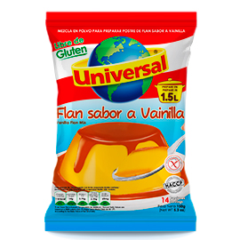 FLAN UNIVERSAL VAINILLA X 150 GR
